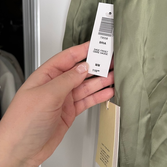 BNWT Green Wilfred Satin Blouse - Picture 3 of 3